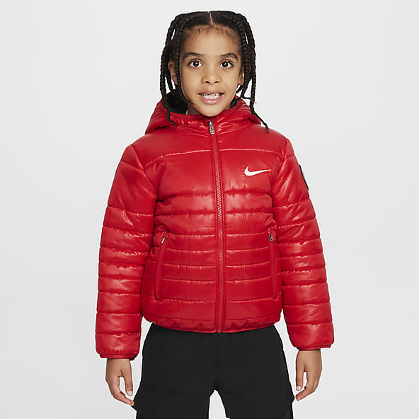 Red Jackets Vests. Nike